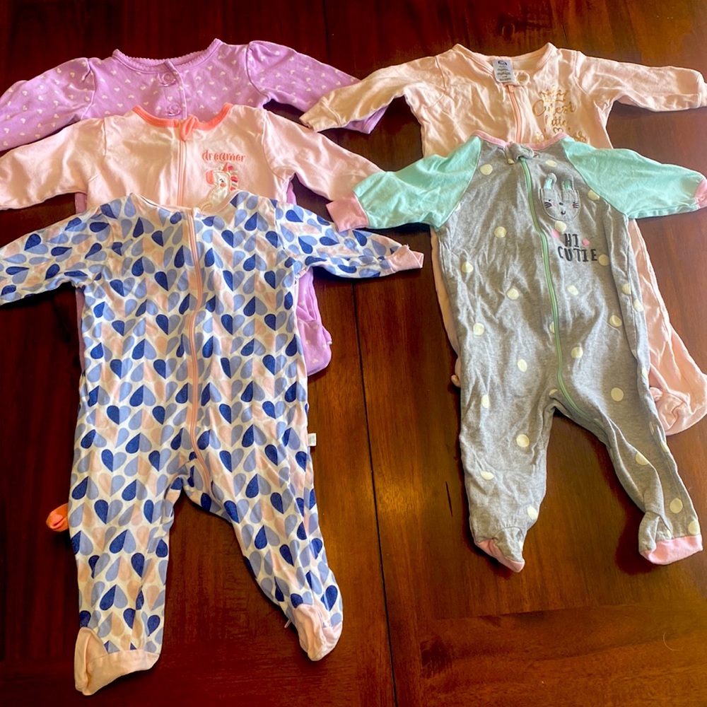 5 Footed Pajamas 3-6 Months
